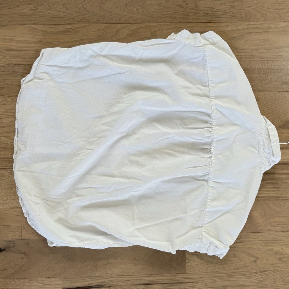 Madewell Central Shirt Blouse White Size XS Oversized Button $65 - Picture 6 of 12